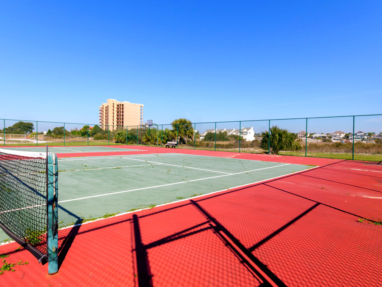 Play a game of tennis at Windward condos in Perdido Key